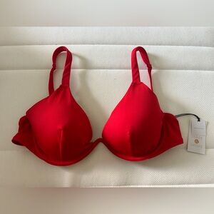 Shade & Shore Red Bikini Top